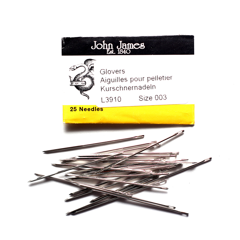  John James Needle Glovers Size 10-25 Pack for Leather