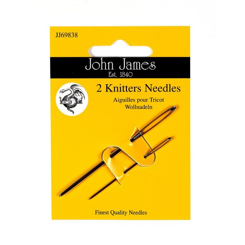 Hand Sewing Needles: Darner: Size 1-5 - Hemline - Groves and Banks