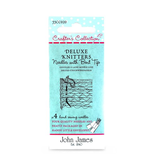 Hand Sewing Needles: Darner: Size 1-5 - Hemline - Groves and Banks